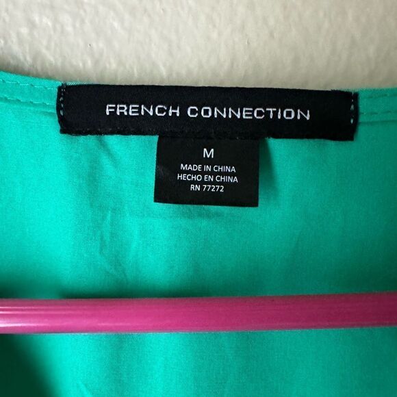 French Connection Poplin Puff Sleeve
V Neck Tiered Fit and Flare Maxi Dress - Picture 7 of 11